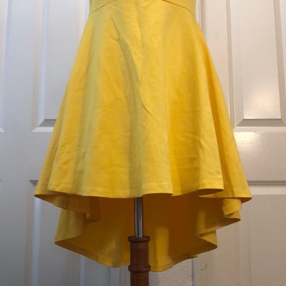 💙NEW SARIN MATHEWS YELLOW DRESS SIZE: LARGE - Picture 4 of 6